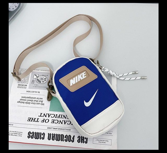 Сумка через плече Nike 19 × 12 синій Запоріжжя - фото 1