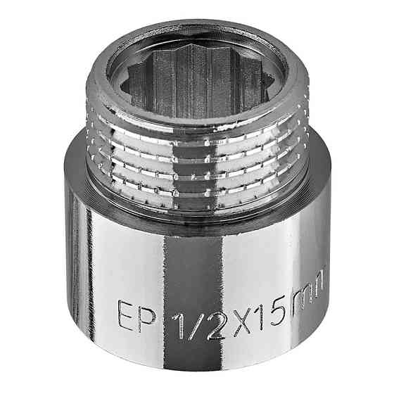 Подовжувач Europroduct EP.E015.Chr - 1/2"MF-15мм хром (EP6122) Київ