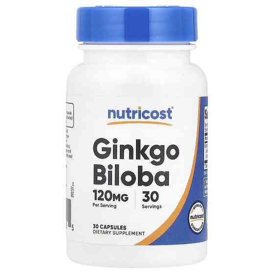 Гінкго білоба Nutricost Ginkgo Biloba 120 mg 30 Capsules Луцьк