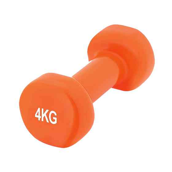 Гантель вінілова PowerPlay 4125 Achilles 4 кг. Помаранчева (1шт.) Кам'янське