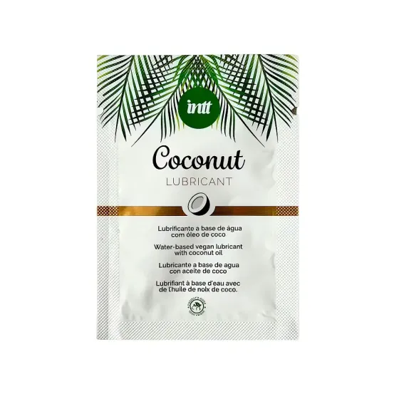 Пробник доглядального лубриканта Intt Coconut з кокосовою олією на водній основі (2 мл) Львів