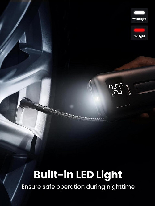 Портативный автомобильный насос UGREEN CD259 Киев - изображение 9