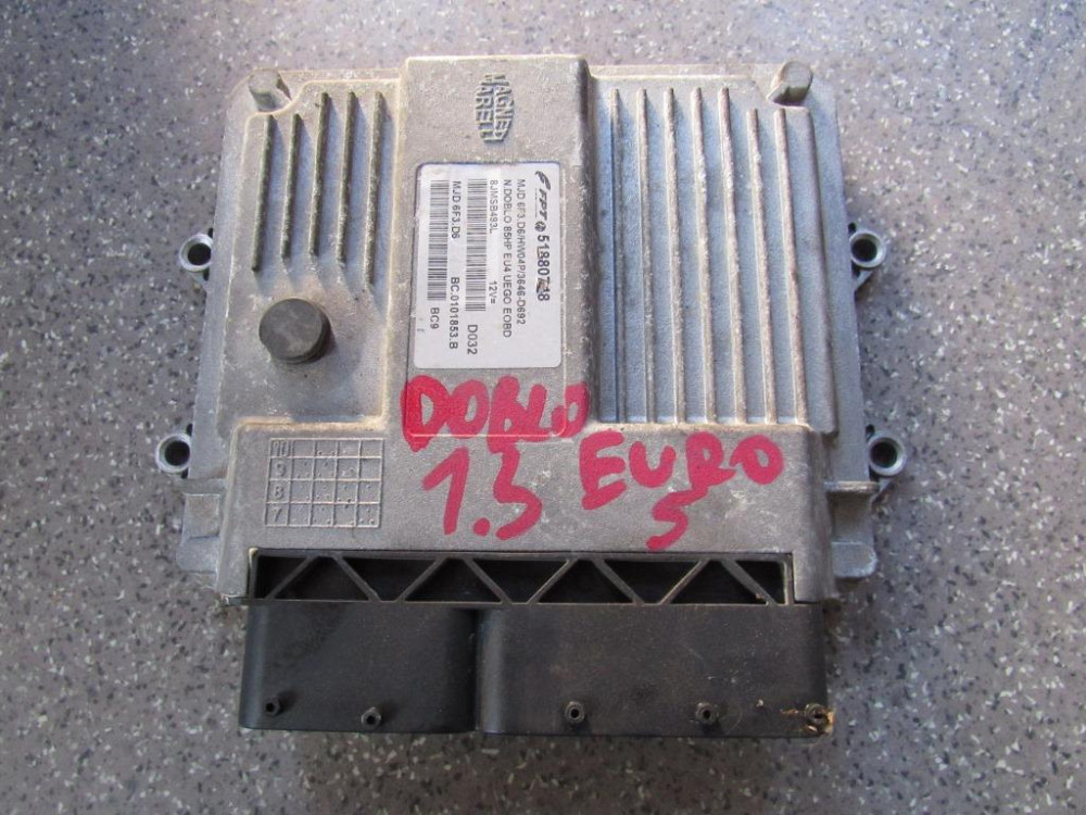 Блок керування двигуном Fiat Doblo 1.3 jtd 2010-2015 (51880748) Ковель - фото 4