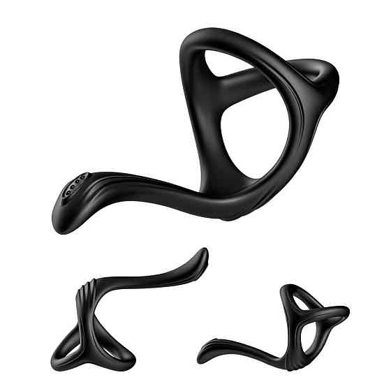 Ерекційне кільце на пеніс Treasure black Sex Aura Київ