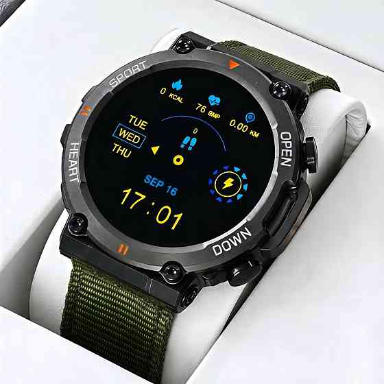 Розумний смарт-годинник Smart Storm Army Green (3 ремінці) Київ