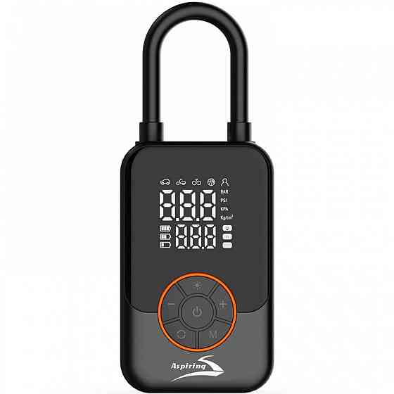 Автомобільний портативний компресор Aspiring Storm 5 70W Power Bank 4000 мАг/LED Винница