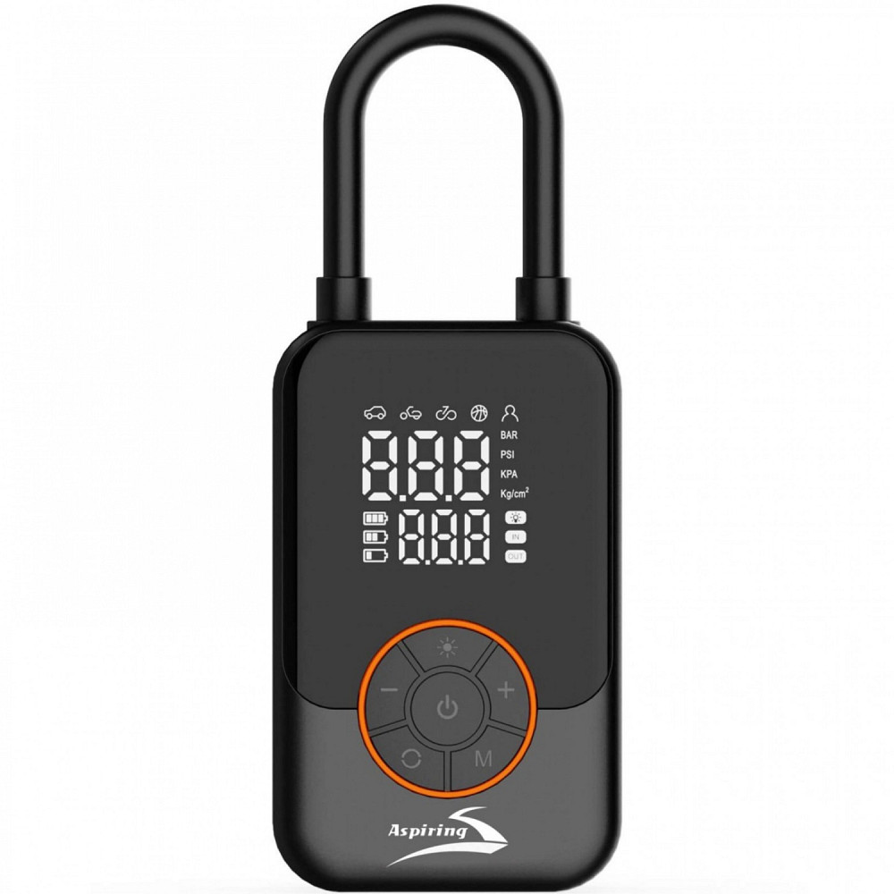 Автомобільний портативний компресор Aspiring Storm 5 70W Power Bank 4000 мАг/LED Винница - изображение 1