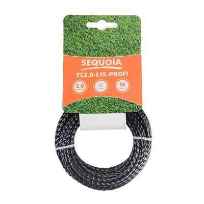 Жилка косильная SEQUOIA 2.0 ммм * 15 мм, витой квадрат (TL2.0-L15-Profi) Винница
