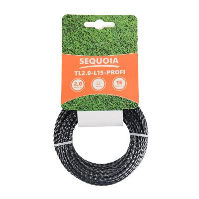 Жилка косильна SEQUOIA 2.0 ммм * 15 мм, кручений квадрат (TL2.0-L15-Profi) Вінниця - фото 1