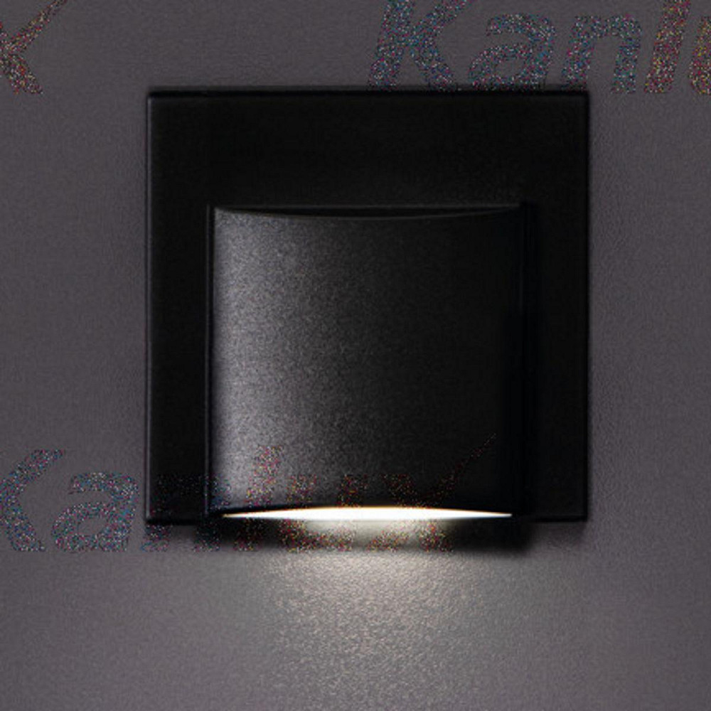 Підсвічування сходинок 12V 4000к Чорний ERINUS LED L B-NW Kanlux Одеса - фото 1