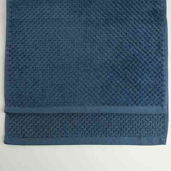 Полотенце махровое среднее однотонное 50x90см Damask Премиум качества Жаккардовое с велюром 550г/м2  Сумы