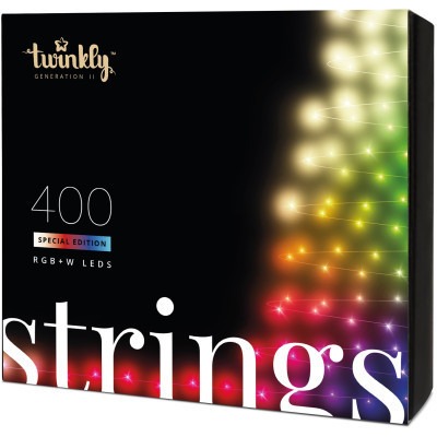 Гирлянда Twinkly Smart LED Strings RGBW 400, BT + WiFi, Gen II, IP44, кабель (TWS400SPP-BEU) Винница - изображение 1