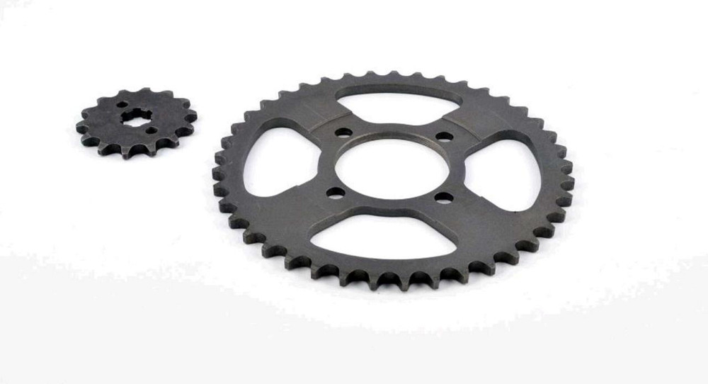 Звезды трансмиссии (пара) мопед Дельта 428-15T + 428-39T Мукачево - изображение 1