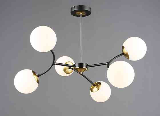 Люстра молекула B N6612/6 Чорний+Мідь Коломия