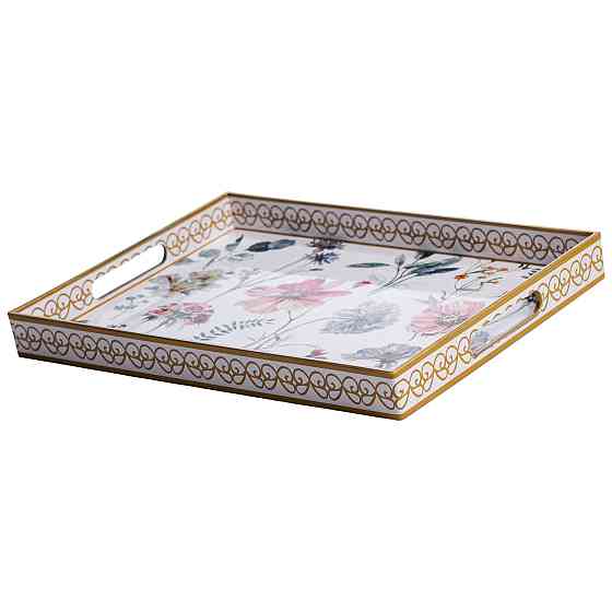 Набір прямокутних підносів для подачі їжі 2 (шт) 40×30×4 (см) гарні декоративні таці для кухні, у ліжко, на стіл HP-HK-19 Коломия
