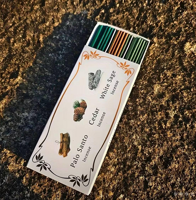 Благовония ароматические палочки набор 3 аромата White Sage Cedar Palo Santo 12 см Киев - изображение 2
