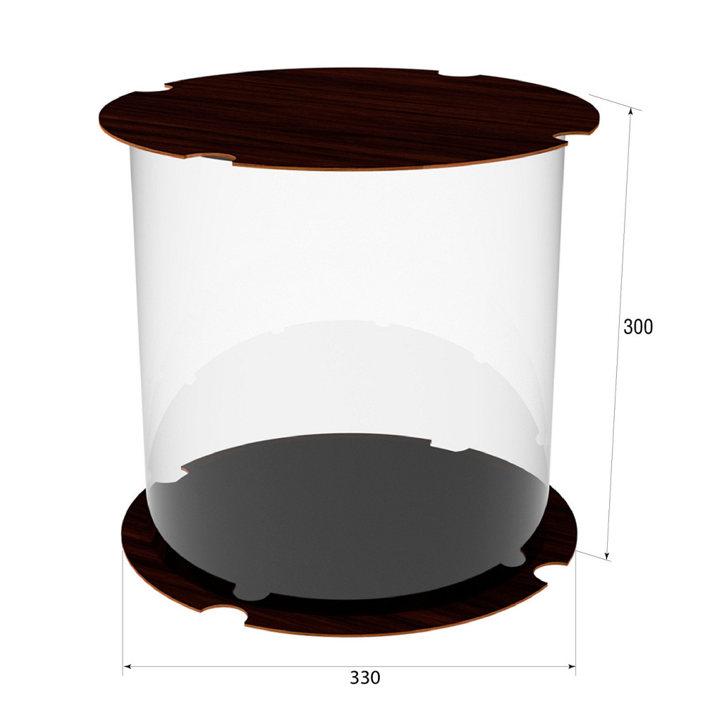 Коробка для тортів, квітів та подарунків EKOSTAR 290х300 Київ - фото 2