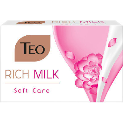 Твердое мыло Teo Beauty Rich Milk Soft Care 90 г (3800024047381) Винница - изображение 1