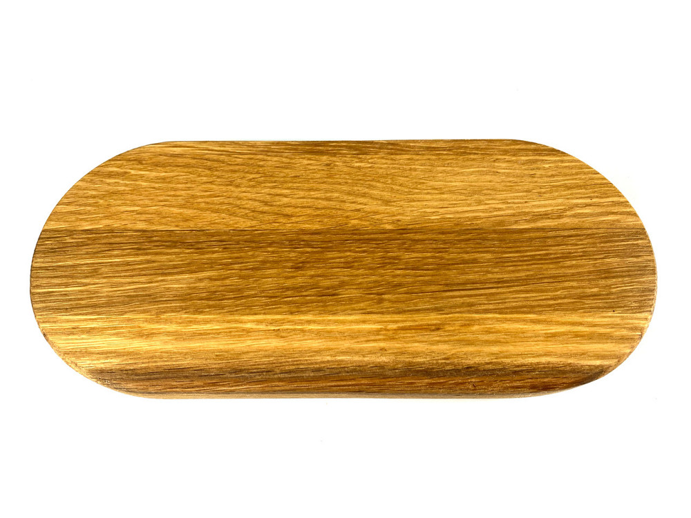 Деревʼяна тарілка овальна з натурального дерева для закусок, закусочна тарілка 20х10х2 см Кам'янець-Подільський - фото 5