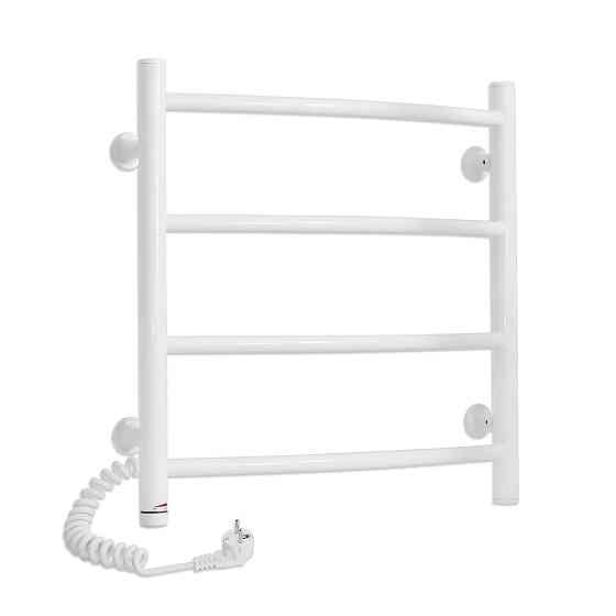 Електричний полотенцесушитель Laris Зебра Класик ЧК4 500Х500 Е білий Київ