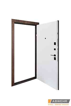 Двери входные, квартирные ABWEHR. Модель 251 LAGUNA Цвет Дуб табак / Белый 960 Киев