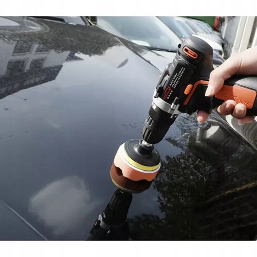 Набір полірувальних губок 12 шт діаметром 8 см Xtrobb (19167) Нововолинськ - фото 8