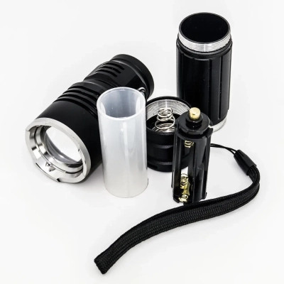 Ліхтар Quantum Solid-M 10W LED з USB + Li-ion18650/2600mAh box (QM-FL1020-18650/2600-CB) Вінниця - фото 10