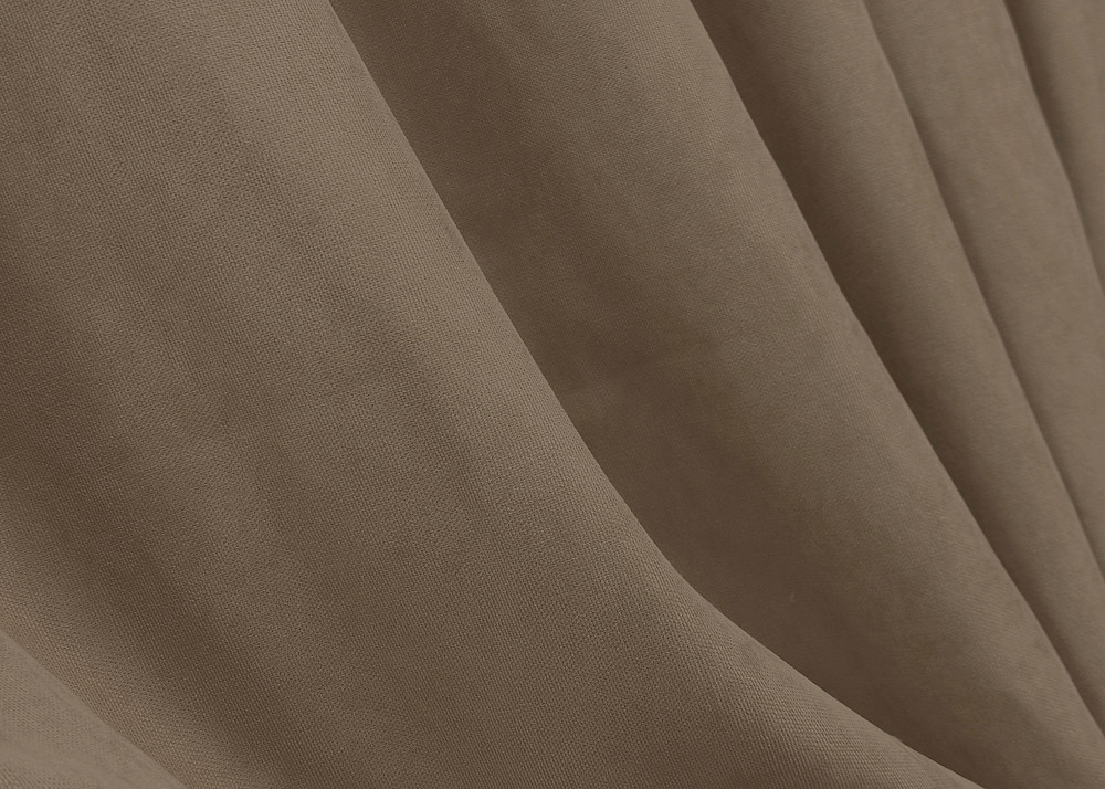 Комплект коротких штор VR-Textil Мікровелюр Petek YL № 1799ш Какао 130х170 см 2 шт (35-0381) Київ - фото 5