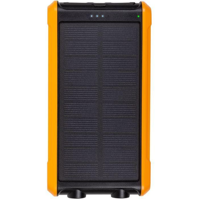 Батарея універсальна PowerPlant 10000mAh, USB-A*2, + Solar 5.5V-0,2A (PB930494) Київ - фото 1