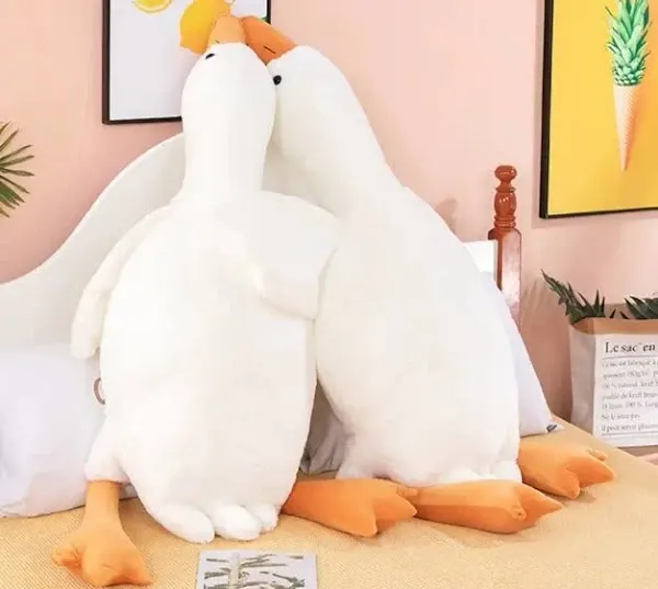 М'яка іграшка подушка Гусак-обнімусь 90 см для дітей Одеса - фото 2