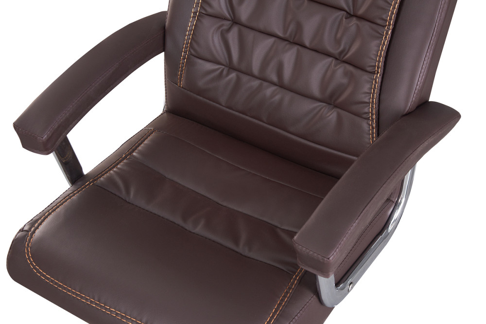 Стілець офісний Турбо, коричневий Київ - фото 6