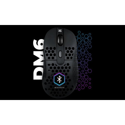 Мышка Dream Machines DM6 Holey Trio Wireless/Bluetooth/USB Black (DM6_HOLEY_TRIO) Винница - изображение 4