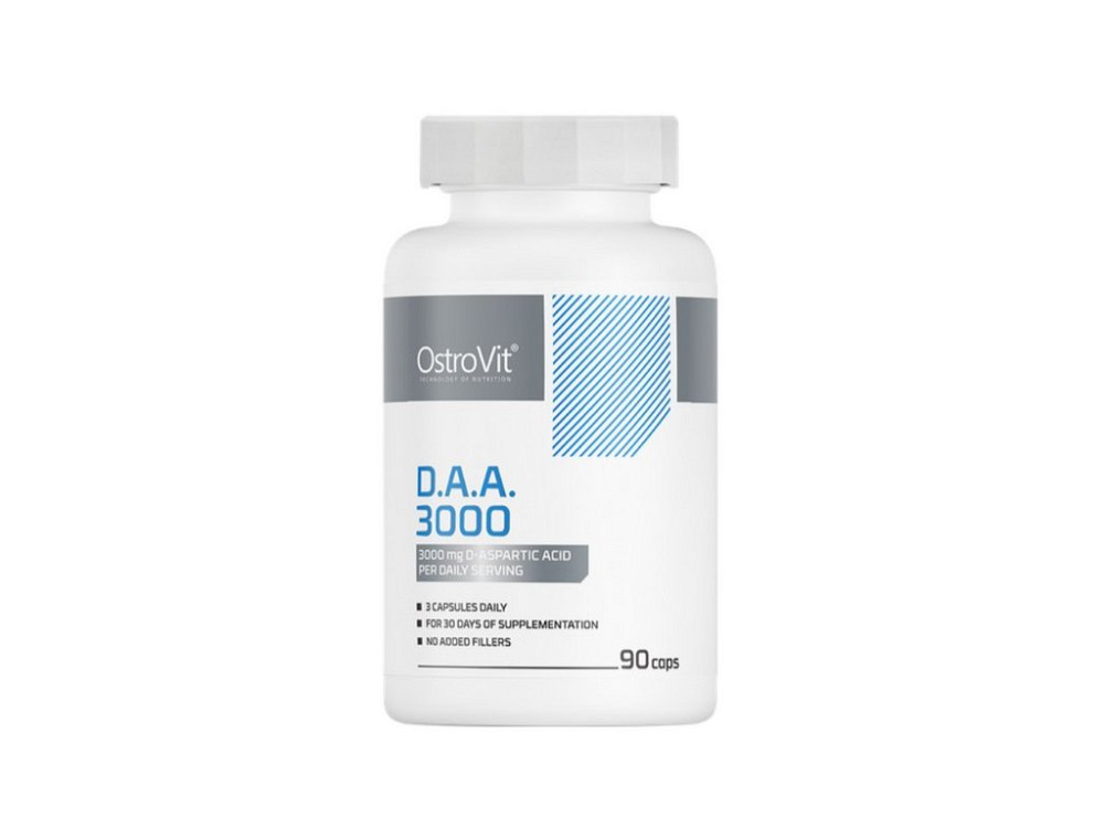 D-аспарагиновая кислота OstroVit DAA 3000 90 caps Луцк - изображение 1