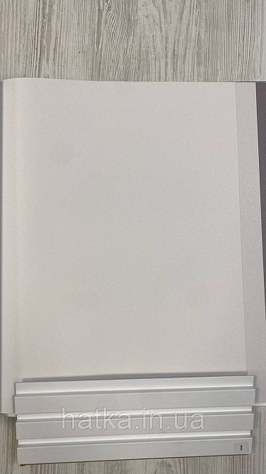 Шпалери метрові вінілові на флізеліні A.S.Creation Elite of Shades1.06x10 однотон білий із персиковим відтінком Київ - фото 1