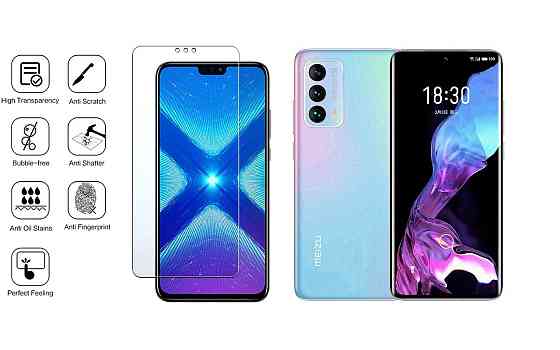 Защитное стекло NeoGlass для Meizu 18, 18S, 18 Pro, 18s Pro – ультрапрозрачное и устойчивое Киев