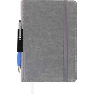 Блокнот Buromax діловий Code L2U A5 в лінійку 96 аркушів обкладинка зі штучн (BM.295215-09) Вінниця - фото 1