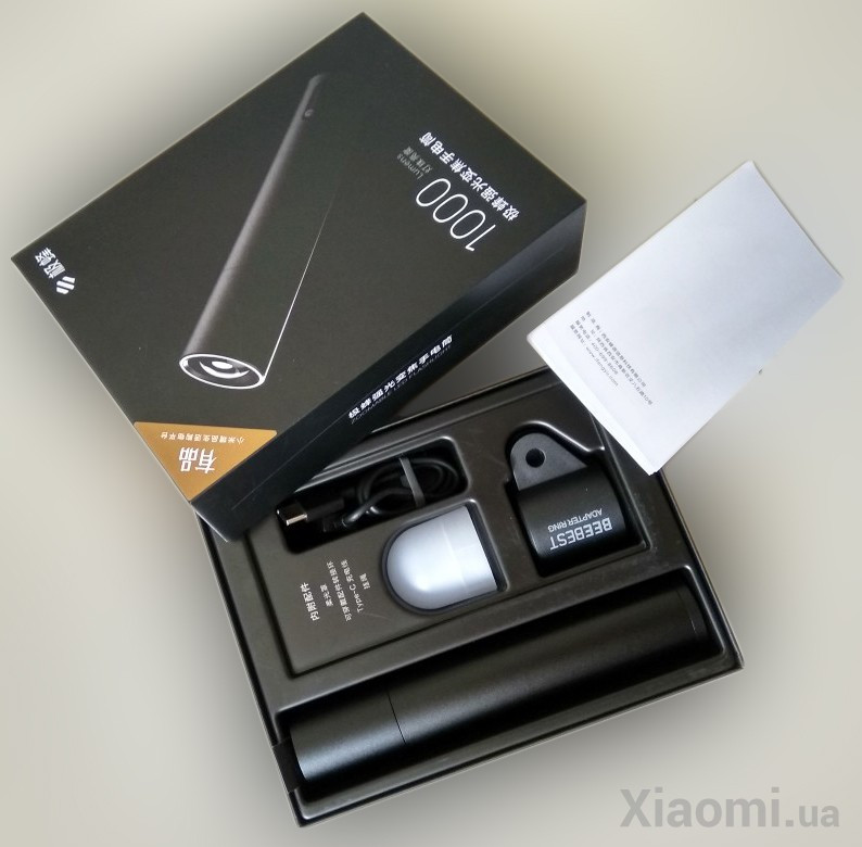 Світлодіодний ліхтарик Xiaomi BeeBest Zoom Flashlight FZ101 (Чорний) Миколаїв - фото 10