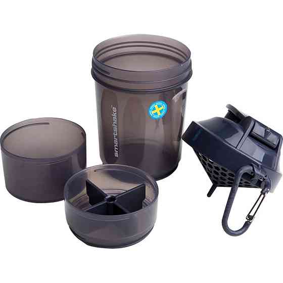 Шейкер спортивний SmartShake Original2GO 600ml Black Каменское