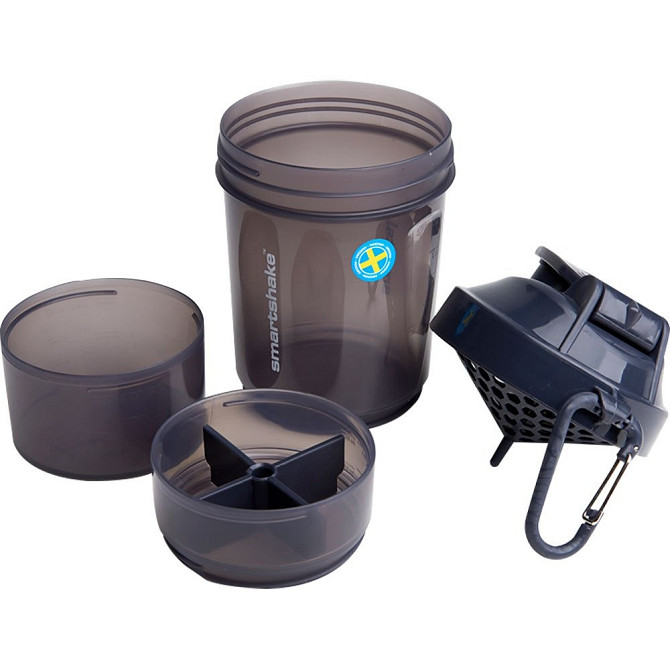 Шейкер спортивний SmartShake Original2GO 600ml Black Кам'янське - фото 4