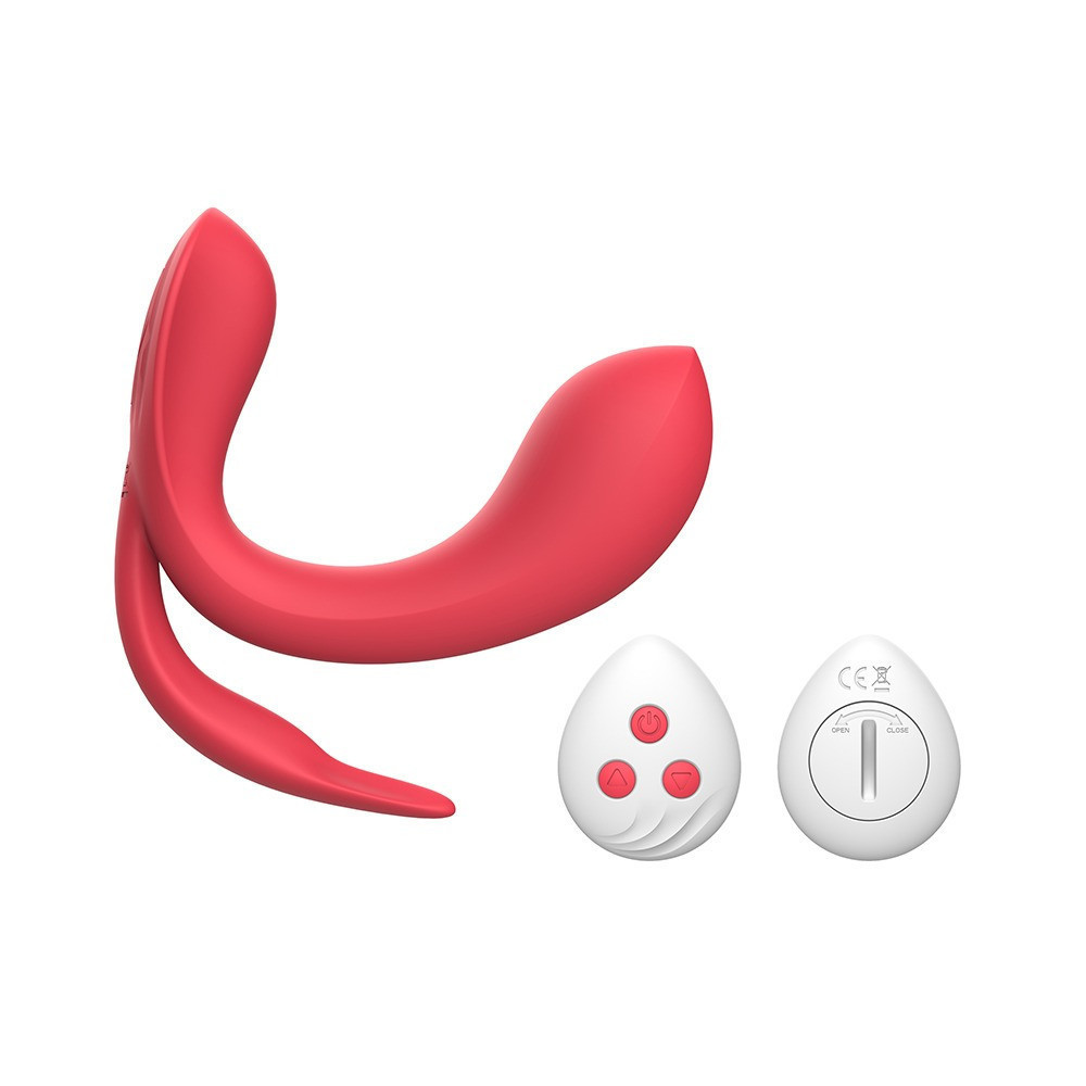 Вибратор Chisa Kissen Acein тройная стимуляция, с дистанционным пультом, красный Sex Aura Киев - изображение 2