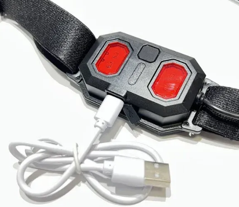 Фонарик налобный XQ-T1C 26LED USB (велосипедный) 3 режима работы 400лм, с индикацией заряда Киев