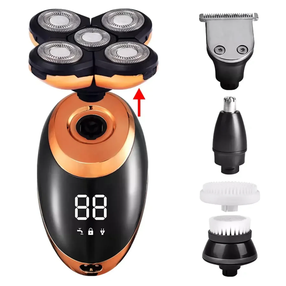 Електробритва акумуляторна VGR V-316 LCD (5 в 1) тример машинка для стрижки волосся Вінниця - фото 7