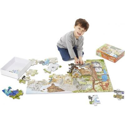 Пазл Melissa&amp;Doug Мега "Вимираючі види тварин", 48 елементів (MD4437) Вінниця - фото 2