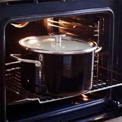 Кастрюля KitchenAid Steel Core 24 см 6 л матовий чорний (CC006001-001) Винница