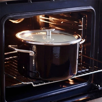 Кастрюля KitchenAid Steel Core 24 см 6 л матовий чорний (CC006001-001) Винница - изображение 5