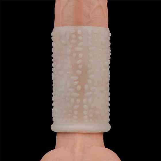 Насадка на член - Vibrating Drip Knights Ring White Sex Aura Київ