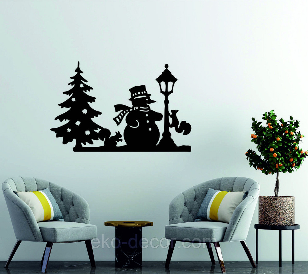 Декоративне настінне Панно «Новий рік», Декор на стену Київ - фото 7