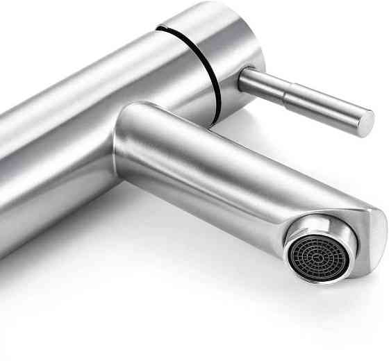 Змішувач для раковини Lidz (NKS) 12 32 001F, нікель (LIDZNKS1232001F) Київ