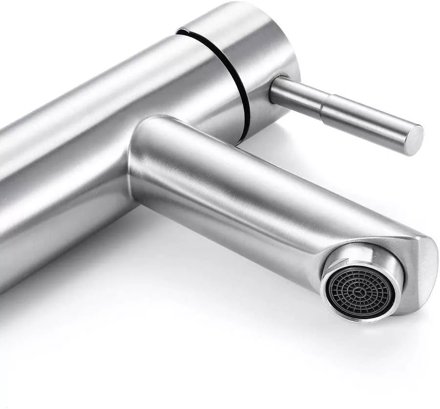 Змішувач для раковини Lidz (NKS) 12 32 001F, нікель (LIDZNKS1232001F) Київ - фото 3