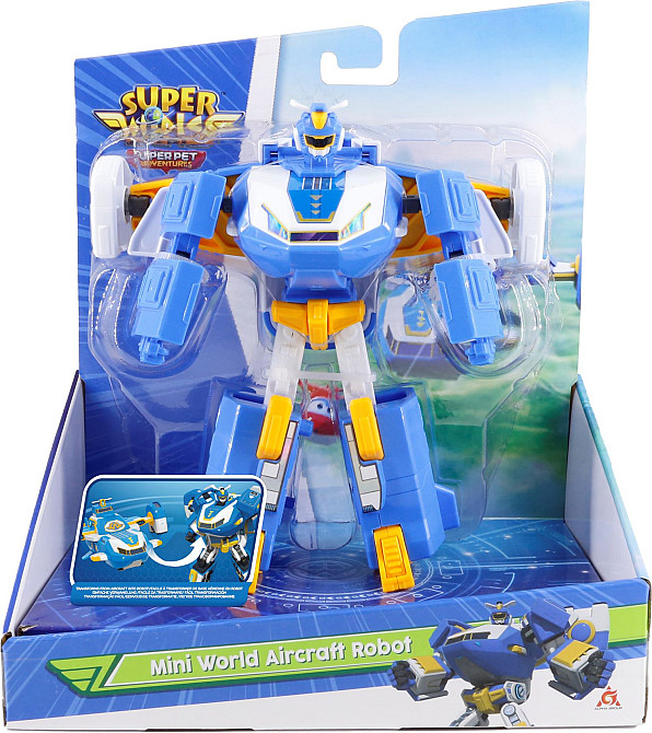 Ігрова фігурка-трансформер Super Wings Міні Повітряна База Робот Київ - фото 5